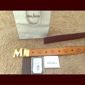 MCM belt 100% authentic