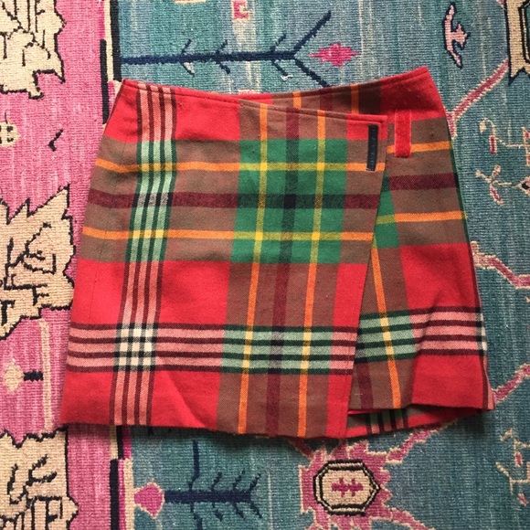Ralph Lauren wool wrap skirt