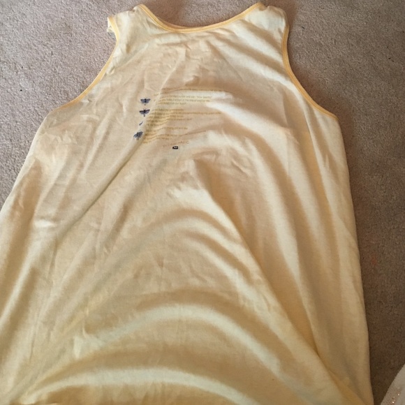 Yellow butterfly muscle tee