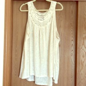 wallpaper Crochet Trim Tank