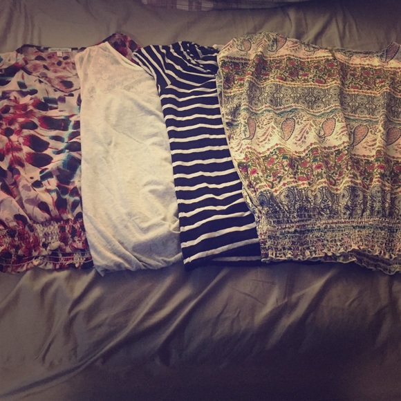 4 work blouses