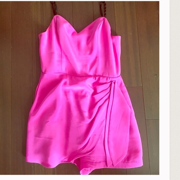 Jennifer Hope Hot Pink Romper