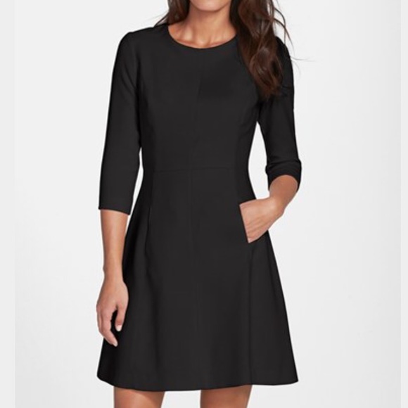 Vince Camuto Crepe A-Line Dress
