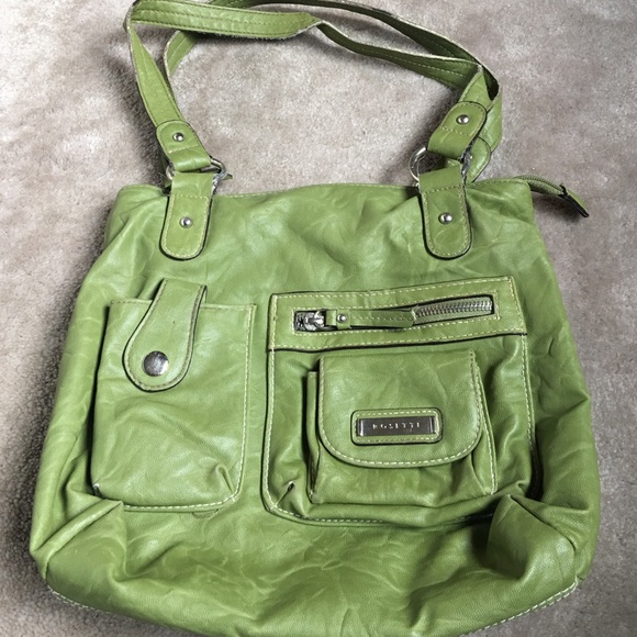 Green handbag