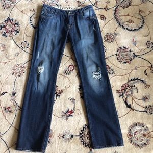 Mavi Vanessa boot cut distressed jeans