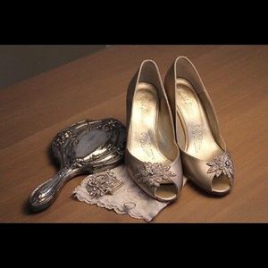 Rachel Simpson Iris BHLDN vintage bridal shoes 38