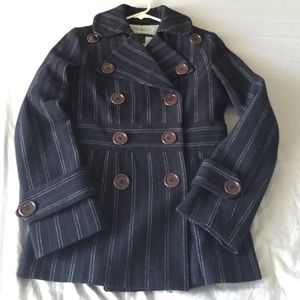 Marc by Marc Jacob pinstripe peacoat