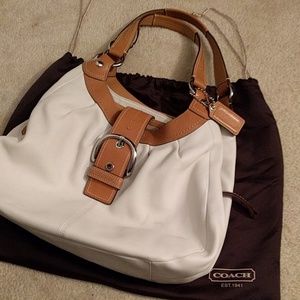 Coach leather handbag