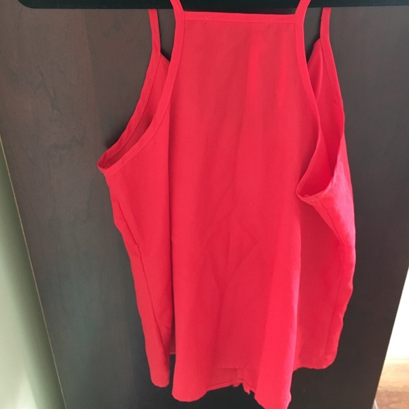 Forever21 Ruffle Front Red Tank - Picture 3 of 3