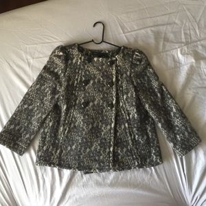 Marc by Marc Jacob lace wool coat