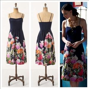 Moulinette Soeurs Floral Silk Dress Aven Blooms