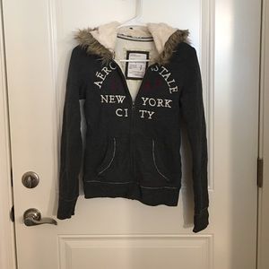 Warm Aero Fur Hoodie