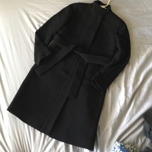 JCrew double-clutching funnel coat