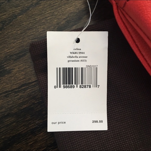 NWT Kate Spade Crossbody Bag Geranium Red - Picture 3 of 4