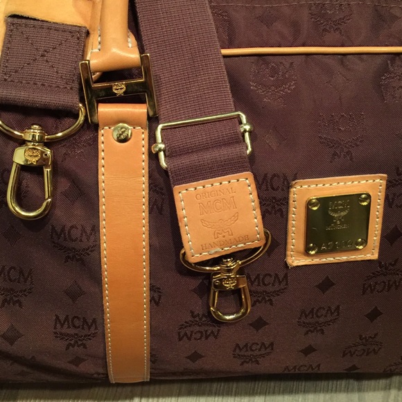 MCM classic 55' bag authentic gorgeous Brown/Tan - Picture 3 of 8