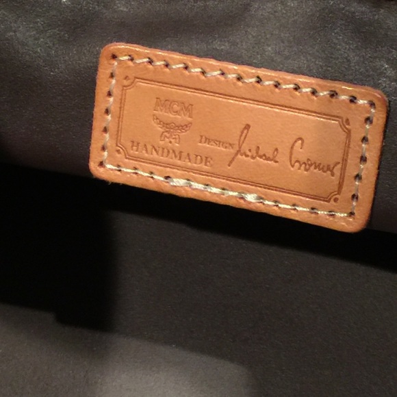 MCM classic 55' bag authentic gorgeous Brown/Tan - Picture 4 of 8