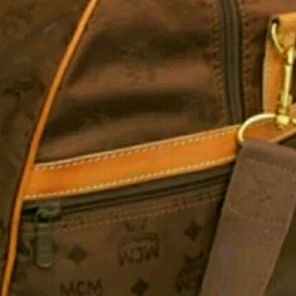 MCM classic 55' bag authentic gorgeous Brown/Tan - Picture 5 of 8