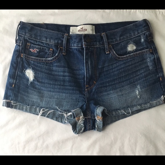 Hollister Distressed Denim Shorts