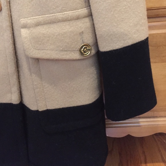 C. Wonder Black and Tan peacoat - Picture 3 of 3