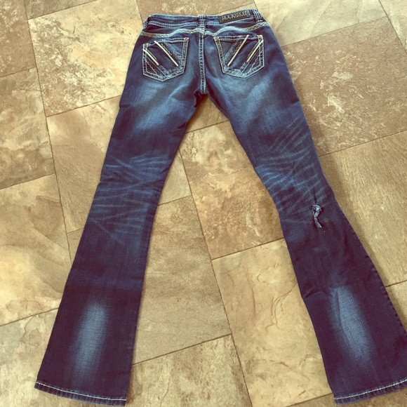 27x34 rock & roll cowgirl jeans.