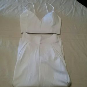 Two piece skirt and Crop top set