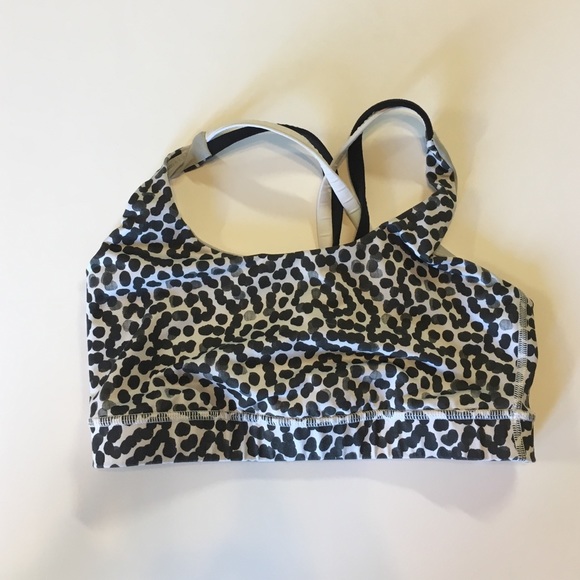 Leopard Energy Bra size 8 lululemon athletica