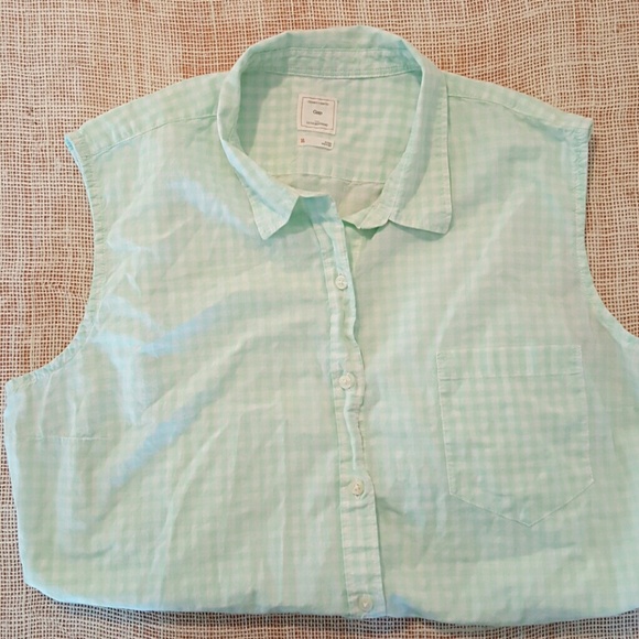 Gap The Fitted Boyfriend Checkered Shirt