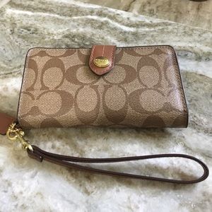 Coach wristlet/wallet