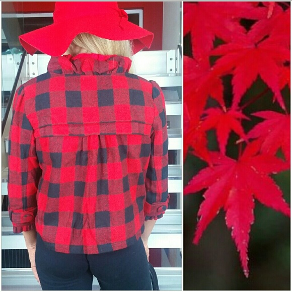 COMING FALL'18 - COZY PLAID JACKET NWT - Picture 3 of 3