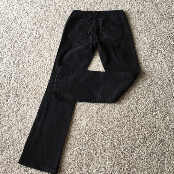 DKNY, black Ludlow denim, sz 4R