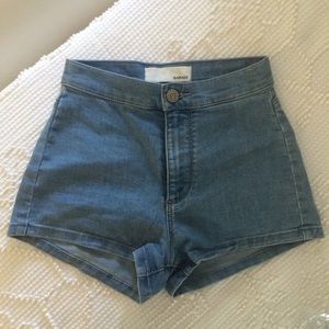 high waisted shorts