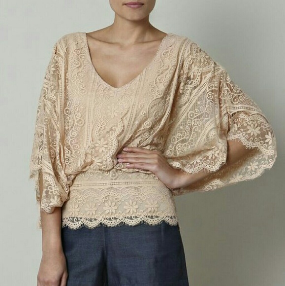 Anthropologie Rare Beyond Vintage Dolman Blouse