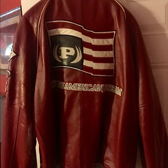 phat farm leather jacket