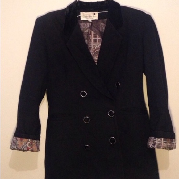 Stanley blacker Pea coat  size 6 blk