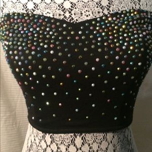 Strapless Evening Top