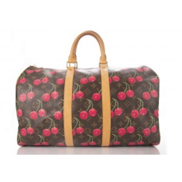 Louis Vuitton Monogram Canvas Cerises Keepall 45