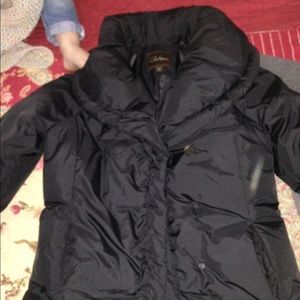 Black puffer Cole Haan winter coat