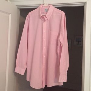 Brooks Brothers slim 17-34 dress shirt non-iron