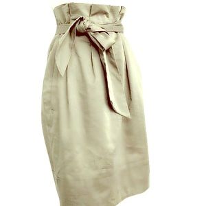 Bcbgmaxazria linen skirt