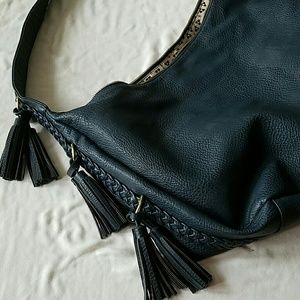 ECOTE  Large Turquoise Hobo Bag