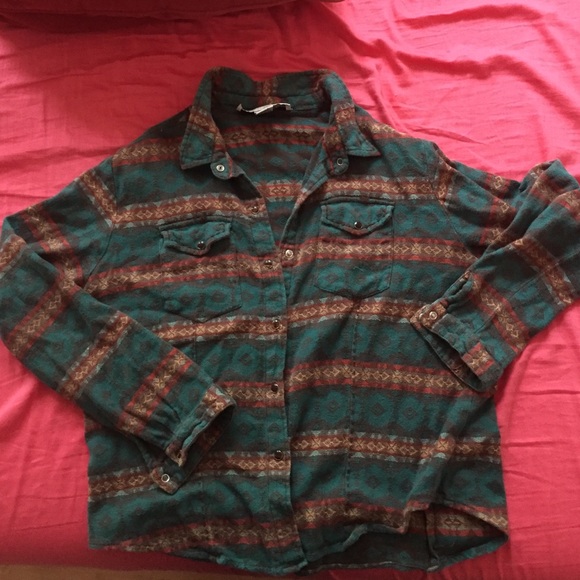 Tribal Snap up 100% Cotton Thick Flannel