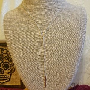 Sterling Silver Lariat Necklace