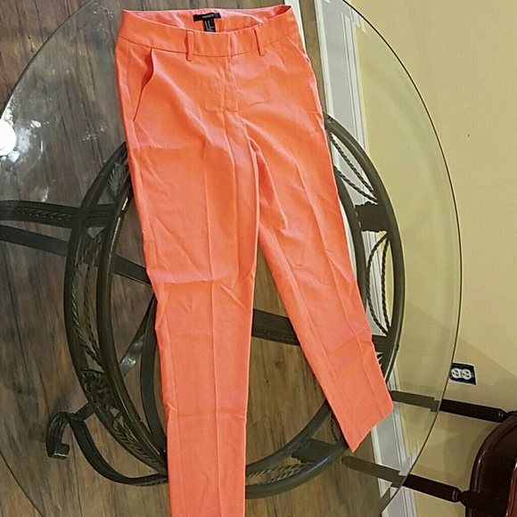 Orange Forever 21 pants