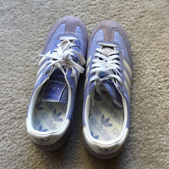 Lilac old school Adidas Sneakers size 8