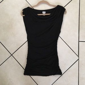 H&M Boatneck w/ Side Ruching Top