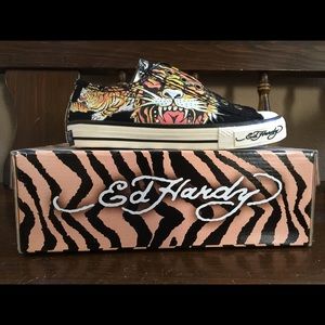 Ed Hardy sneakers size 7 NWT