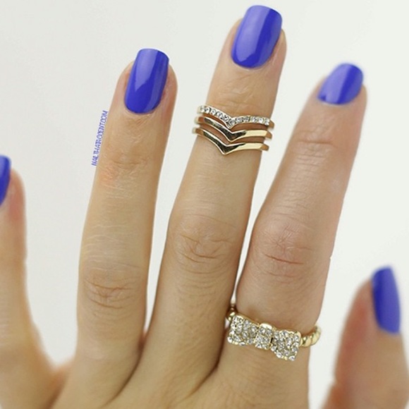Oh So Fancy Jewelry - Gold Chevron Ring