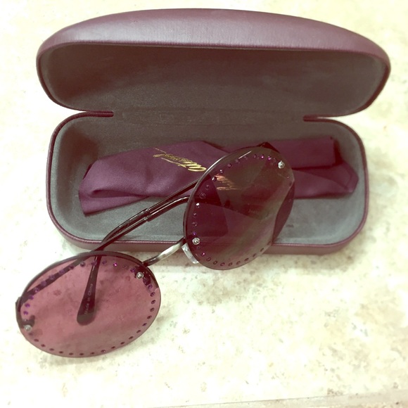 Brian Atwood Round Frame Sunglasses