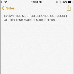 High end makeup make offers I have to sell all