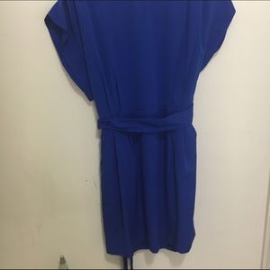 Bright royal blue dress WITH POCKETS!